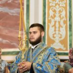 В канун праздника Успения Пресвятой Богородицы Преосвященный епископ Ялтинский Нестор совершил всенощное бдение в кафедральном Александро-Невском соборе г. Симферополя.