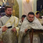 Богослужение в нижнем храме (во имя святителя Гурия, Архиепископа Таврического) в Крещенский сочельник.