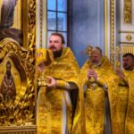 Божественная литургия в Неделю 16-ю по Пятидесятнице в кафедральном соборе святого благоверного князя Александра Невского