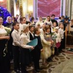 В КАНУН ПРАЗДНИКА РОЖДЕСТВА ХРИСТОВА МИТРОПОЛИТ ЛАЗАРЬ ВОЗГЛАВИЛ ВСЕНОЩНОЕ БДЕНИЕ В СВЯТО-АЛЕКСАНДРО-НЕВСКОМ КАФЕДРАЛЬНОМ СОБОРЕ Г. СИМФЕРОПОЛЯ.