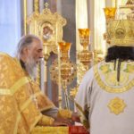 Представители Синодального миссионерского отдела Московской Патриархии приняли участие в богослужении в кафедральном Александро-Невском  соборе г. Симферополя.
