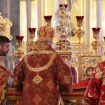 В праздник Всемирного Воздвижения Честного и Животворящего Креста Господня, Глава Крымской Митрополии, Высокопреосвященнейший Митрополит Симферопольский и Крымский Лазарь, возглавил Божественную литургию в кафедральном Свято-Александро-Невском соборе г. С