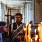 Утреня с чтением 12-ти Страстных Евангелий в кафедральном Свято-Александро-Невском соборе.