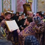 Литургия в Неделю Торжества Православия в кафедральном соборе святого благоверного князя Александра Невского.