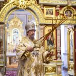 В ПРАЗДНИК КРЕЩЕНИЯ ГОСПОДНЯ МИТРОПОЛИТ СИМФЕРОПОЛЬСКИЙ И КРЫМСКИЙ ЛАЗАРЬ ВОЗГЛАВИЛ БОЖЕСТВЕННУЮ ЛИТУРГИЮ В СВЯТО-АЛЕКСАНДРО-НЕВСКОМ КАФЕДРАЛЬНОМ СОБОРЕ Г. СИМФЕРОПОЛЯ.