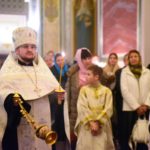 Всенощное бдение в кафедральном Александро-Невском соборе в канун праздника Крещения Господа Бога и Спаса нашего Иисуса Христа.