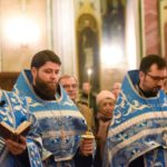Всенощное бдение в канун праздника Введения во храм Пресвятой Владычицы нашей Богородицы и Приснодевы Марии.