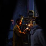 Богослужение в канун Недели 23-й по Пятидесятнице в кафедральном Александро-Невском соборе