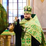 Всенощное бдение в кафедральном Свято-Александро-Невском соборе в канун престольного торжества.
