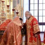 В ДЕНЬ ПАМЯТИ СВЯТЫХ РАВНОАПОСТОЛЬНЫХ КИРИЛЛА И МЕФОДИЯ ЕПИСКОП ЯЛТИНСКИЙ НЕСТОР СОВЕРШИЛ БОЖЕСТВЕННУЮ ЛИТУРГИЮ В КАФЕДРАЛЬНОМ АЛЕКСАНДРО-НЕВСКОМ СОБОРЕ Г. СИМФЕРОПОЛЯ.