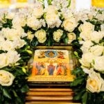 Литургия в кафедральном Александро-Невском соборе в день празднования Вознесения Господня