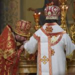 В Неделю 17-ю по Пятидесятнице, по Воздвижении,  Преосвященный Каллиник, епископ Бахчисарайский совершил Божественную литургию в нижнем храме имени св.Гурия Таврического, кафедрального Свято- Александро- Невского собора г.Симферополя.