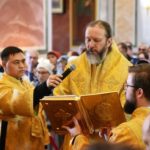 Преосвященный Евфимий, епископ Луховицкий возглавил Литургию в Неделю 16-ю по Пятидесятниц  в кафедральном Свято-Александро-Невском соборе г. Симферополя.