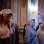 Богослужение в  кафедральном Свято-Александро-Невском соборе в канун Недели 15-й по Пятидесятниц
