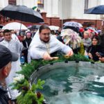 Литургия в кафедральном Свято-Александро-Невском соборе в праздник Крещения Господня.