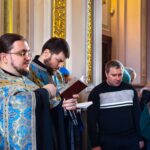 Всенощное бдение в канун Недели 3-й Крестопоклонной в кафедральном Александро-Невском соборе.