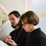 Всенощное бдение в кафедральном Свято-Александро-Невском соборе в канун престольного торжества.