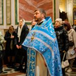 Литургия в праздник Сретения Господня в кафедральном соборе святого благоверного князя Александра Невского.