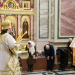 Епископ Бахчисарайский Каллиник, викарий Симферопольской и Крымской епархии возглавил воскресное богослужение в кафедральном соборе святого благоверного князя Александра Невского г. Симферополя.