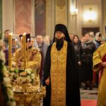Праздничное всенощное бдение в Александро-Невском кафедральном соборе г. Симферополя накануне дня памяти святого благоверного князя Александра Невского