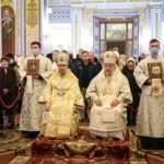 В ПРАЗДНИК КРЕЩЕНИЯ ГОСПОДНЯ МИТРОПОЛИТ СИМФЕРОПОЛЬСКИЙ И КРЫМСКИЙ ЛАЗАРЬ ВОЗГЛАВИЛ БОЖЕСТВЕННУЮ ЛИТУРГИЮ В СВЯТО-АЛЕКСАНДРО-НЕВСКОМ КАФЕДРАЛЬНОМ СОБОРЕ Г. СИМФЕРОПОЛЯ.