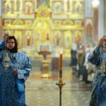 Праздничные богослужения в Александро-Невском кафедральном соборе в праздник Покрова Пресвятой Владычицы нашей Богородицы и Приснодевы Марии