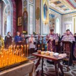 Заупокойная панихида по всем усопшим православным христианам в кафедральном соборе святого благоверного князя Александра Невского.