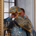 Божественная литургия в день празднования Казанской иконы Божией Матери.