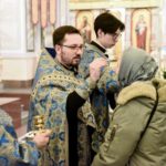В  кафедральном Александро-Невском соборе г. Симферополя было совершено всенощное бдение в канун праздника Введения во храм Пресвятой Владычицы нашей Богородицы и Приснодевы Марии
