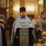Праздничные богослужения в Александро-Невском кафедральном соборе в праздник Введения во храм Пресвятой Владычицы нашей Богородицы и Приснодевы Марии.