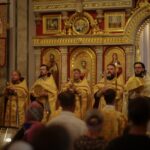 Воскресные богослужения в Александро-Невском кафедральном соборе в Неделю 8-ю по Пятидесятнице