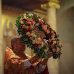 Праздничные богослужения в Александро-Невском кафедральном соборе в день празднования Происхождения (изнесения) Честных Древ Животворящего Креста Господня.