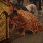 Праздничные богослужения в Александро-Невском кафедральном соборе в день празднования Происхождения (изнесения) Честных Древ Животворящего Креста Господня.