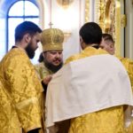 В ДЕНЬ ПАМЯТИ СВЯТОЙ РАВНОАПОСТОЛЬНОЙ КНЯГИНИ ОЛЬГИ ЕПИСКОП БАХЧИСАРАЙСКИЙ КАЛЛИНИК ВОЗГЛАВИЛ БОЖЕСТВЕННУЮ ЛИТУРГИЮ В КАФЕДРАЛЬНОМ СВЯТО-АЛЕКСАНДРО-НЕВСКОМ СОБОРЕ Г.СИМФЕРОПОЛЯ.