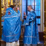 Праздничные богослужения в день празднования Введения во храм Пресвятой Богородицы, в кафедральном соборе святого благоверного князя Александра Невского