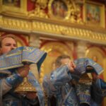 Праздничные богослужения в Александро-Невском кафедральном соборе в праздник Покрова Пресвятой Владычицы нашей Богородицы и Приснодевы Марии