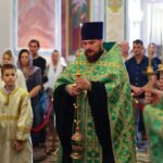 Всенощное бдение в кафедральном соборе святого благоверного князя Александра Невского  в канун праздника Святой Троицы (Пятидесятницы)
