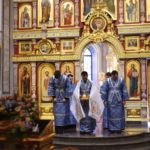 В праздник Покрова Пресвятой Богородицы, Преосвященный Каллиник, епископ Бахчисарайский возглавил Божественную литургию в кафедральном соборе святого благоверного князя Александра Невского г. Симферополя.