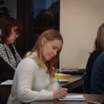 В Просветительском центре имени св. Гурия Таврического прошли первые занятия с учащимися библейско-богословских курсов