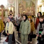 Учащиеся 5-х и 6-х классов МБОУ СОШ N38 , в рамках внеурочной деятельности "По стопам Андрея Первозванного", посетили кафедральный Свято-Александро-Невский г. Симферополя.