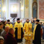 В Александро-Невском кафедральном соборе прошли богослужения в Неделю 2-ю по Пятидесятнице, Всех святых, в земле Русской просиявших