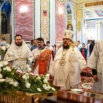 В НЕДЕЛЮ 9-Ю ПО ПЯТИДЕСЯТНИЦЕ, ЕПИСКОП БАХЧИСАРАЙСКИЙ КАЛЛИНИК ВОЗГЛАВИЛ БОЖЕСТВЕННУЮ ЛИТУРГИЮ В АЛЕКСАНДРО-НЕВСКОМ КАФЕДРАЛЬНОМ СОБОРЕ Г. СИМФЕРОПОЛЯ