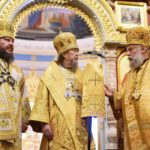 Высокопреосвященнейший Митрополит Лазарь возглавил Божественную литургию в кафедральном соборе святого благоверного князя Александра Невского г. Симферополя.
