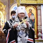 ПРАВЯЩИЙ АРХИЕРЕЙ МИТРОПОЛИТ ЛАЗАРЬ СОВЕРШИЛ ВЕЧЕРНЮ С ЧИНОМ ПРОЩЕНИЯ В АЛЕКСАНДРО-НЕВСКОМ КАФЕДРАЛЬНОМ СОБОРЕ Г. СИМФЕРОПОЛЯ.