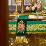 Всенощное бдение в кафедральном Свято-Александро-Невском соборе в канун престольного торжества.