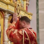 Ночная Божественная литургия в кафедральном соборе святого благоверного князя Александра Невского г. Симферополя.