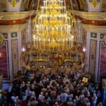 Митрополит Симферопольский и Крымский Тихон возглавил Божественную литургию престольного праздника в Александро-Невском кафедральном соборе г. Симферополя