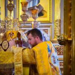 Богослужение  в праздник Сретения Владимирской иконы Божией Матери в кафедральном Александро-Невском соборе