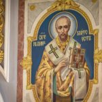 Литургия в Неделю 25-ю по Пятидесятнице, день памяти святителя Иоанна Златоустого, архиепископа Константинопольского.