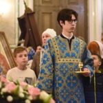 Всенощное бдение в канун праздника Введения во храм Пресвятой Владычицы нашей Богородицы и Приснодевы Марии.